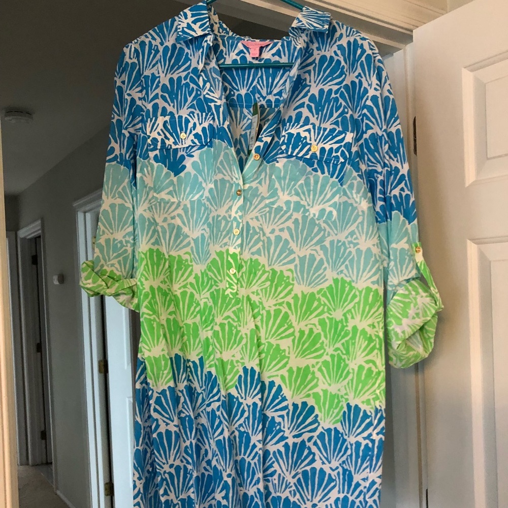 Lilly Pulitzer Button down tunic